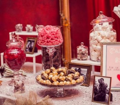 candy bar mariage - décoration salle mariage - un point c toi - wedding planner